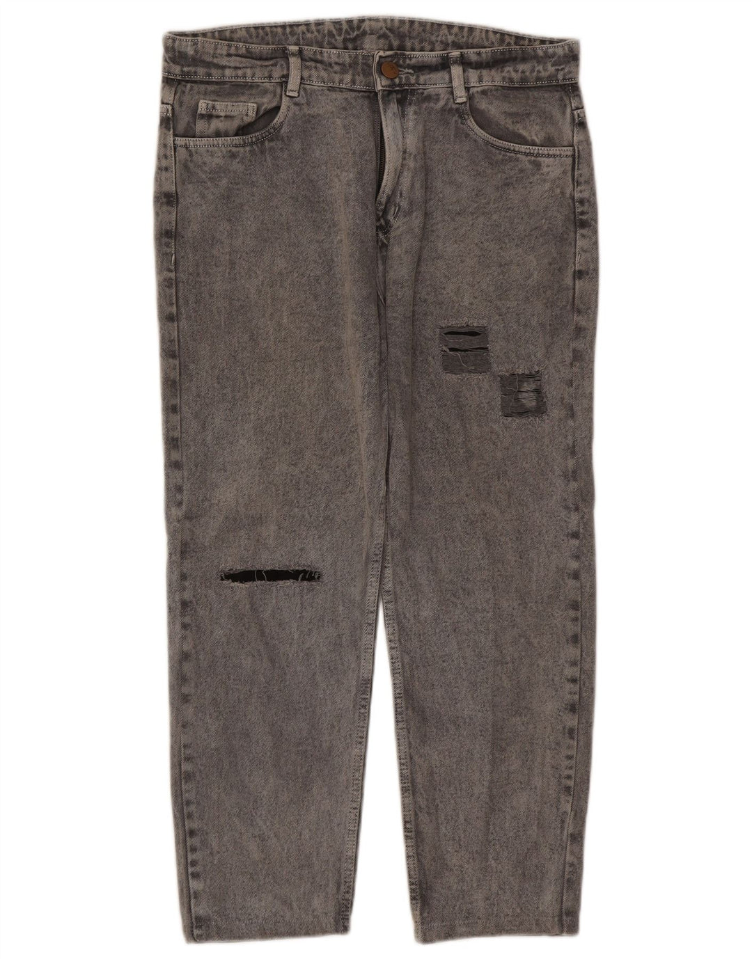Calça jeans masculina CALVIN KLEIN desgastada W34 L25 cinza