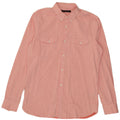 Camisa masculina French Connection algodão rosa médio