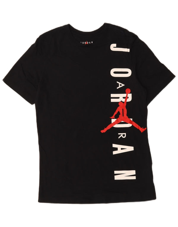 Camiseta Jordan Masculina Graphic Top Médio Algodão Azul Marinho