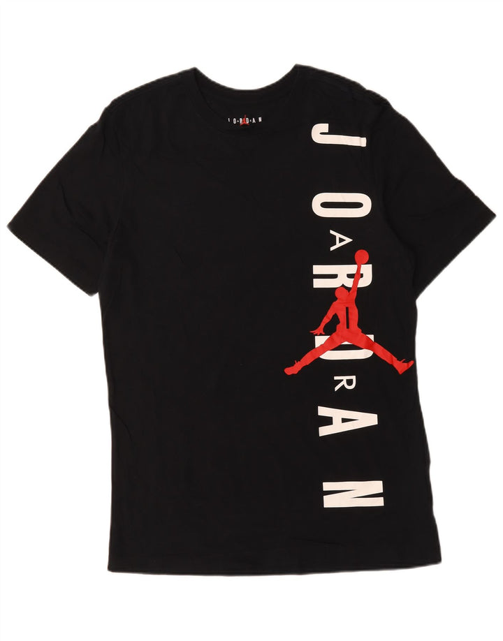 Camiseta Jordan Masculina Graphic Top Médio Algodão Azul Marinho