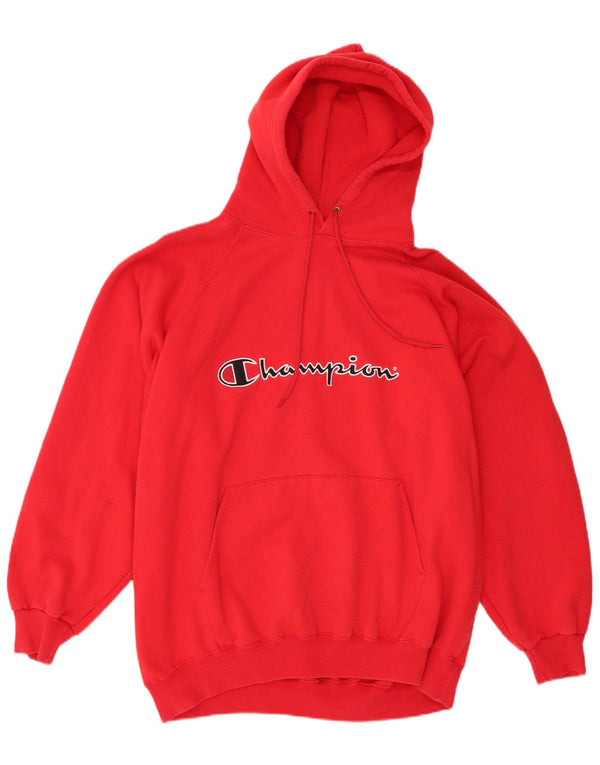 Jumper com capuz gráfico masculino Champion 2XL algodão vermelho