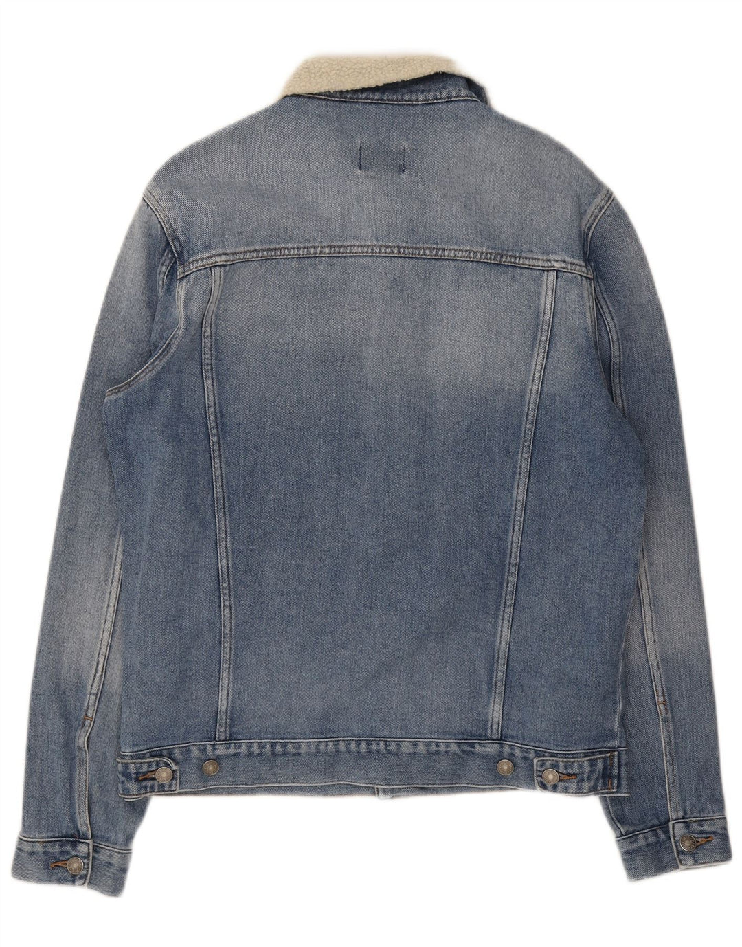Jaqueta jeans masculina Lee Riders Reino Unido 40 grande algodão colorblock azul