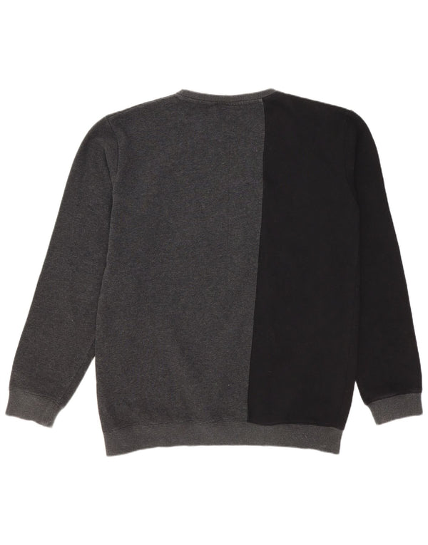 Fila Boys Graphic Sweatshirt Jumper 15-16 Anos Cinza Colorblock Algodão