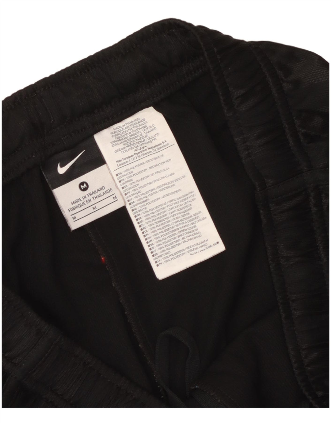 Nike Mens Sport Shorts Médio Preto Listrado Poliéster
