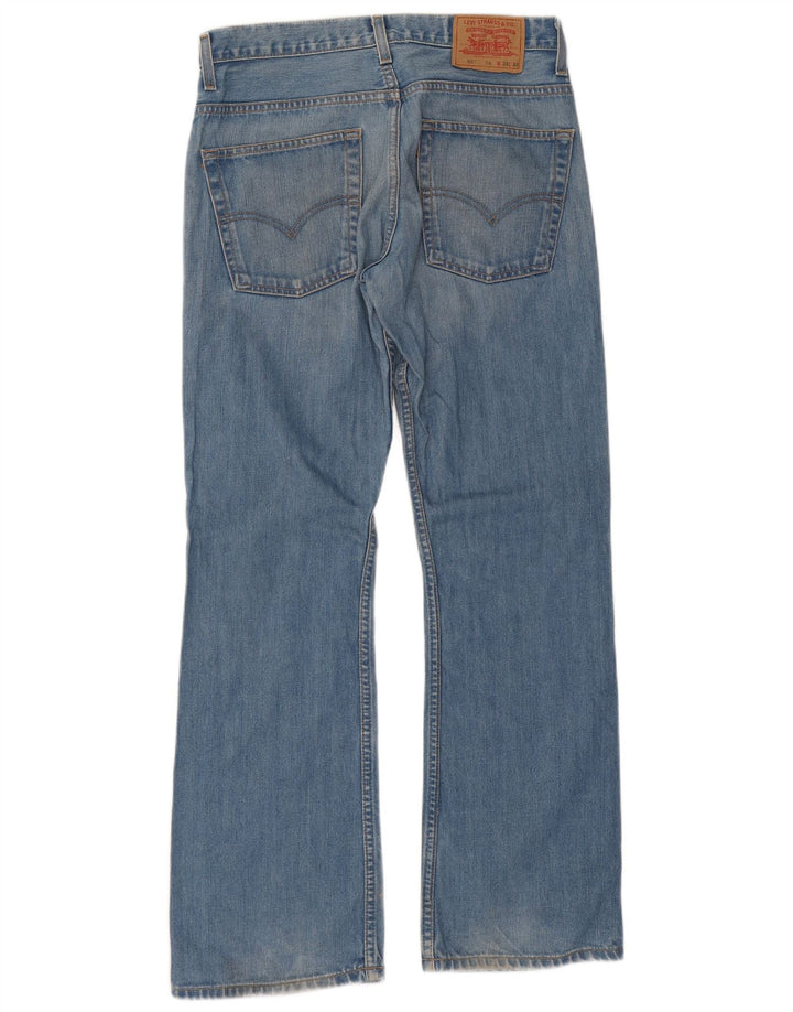 LEVI'S Masculino 507 Bootcut Jeans W32 L32 Azul Algodão