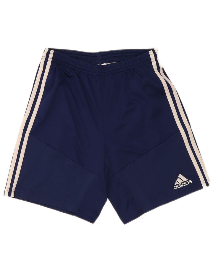 Calções desportivos Adidas Boys Climacool 13-14 anos XL azul marinho poliéster