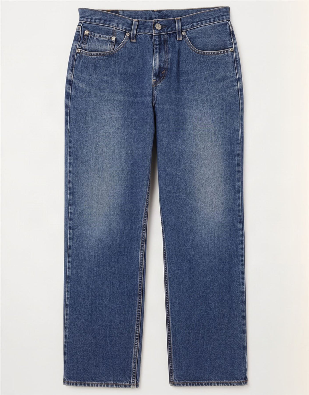 Calça jeans feminina Levi's 751 Straight W32 L30 azul algodão