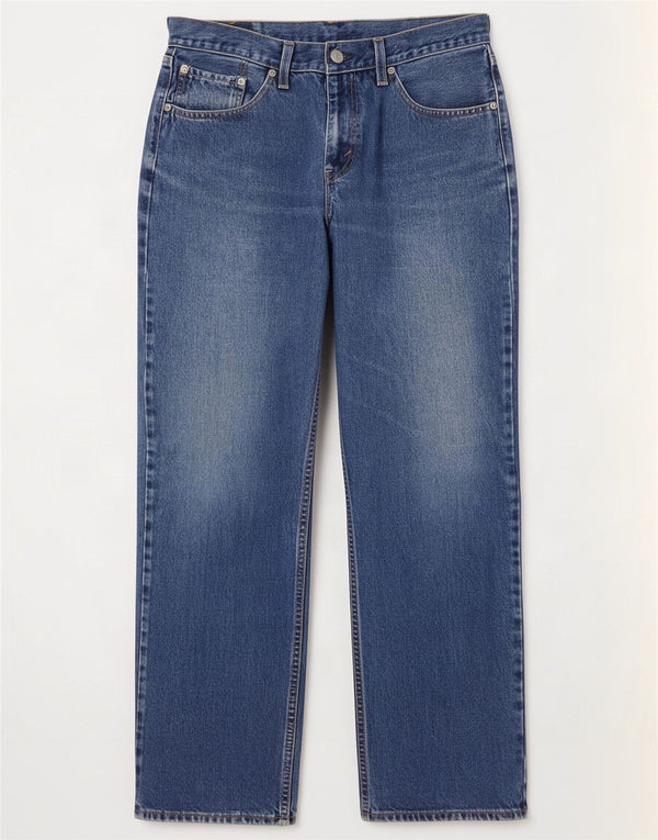 Calça jeans feminina Levi's 751 Straight W32 L30 azul algodão