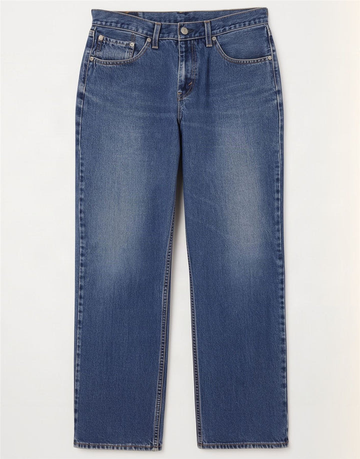Calça jeans feminina Levi's 751 Straight W32 L30 azul algodão