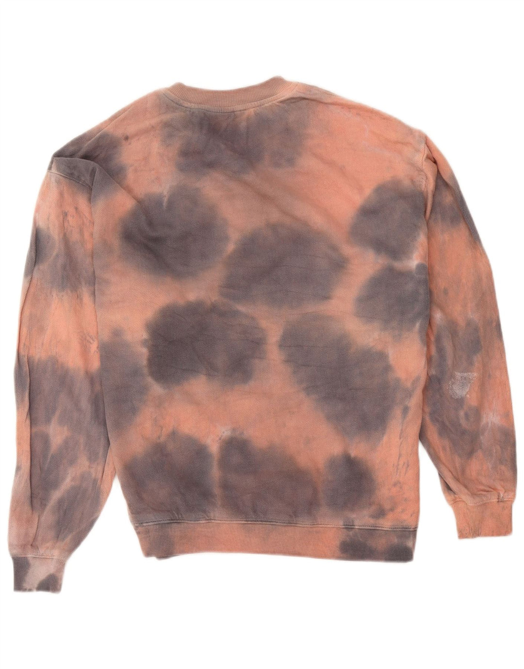 Moletom Zara Masculino Gráfico Solto Fit Jumper Pequeno Multicolorido Tie Dye