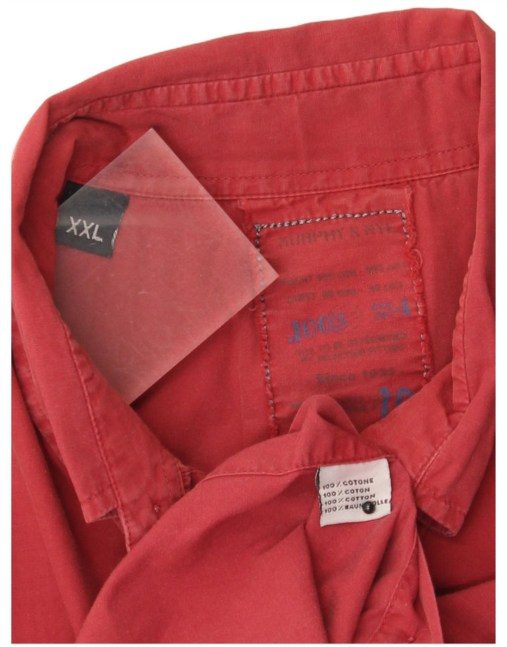 Camisa masculina Murphy & Nye 2XL algodão vermelho