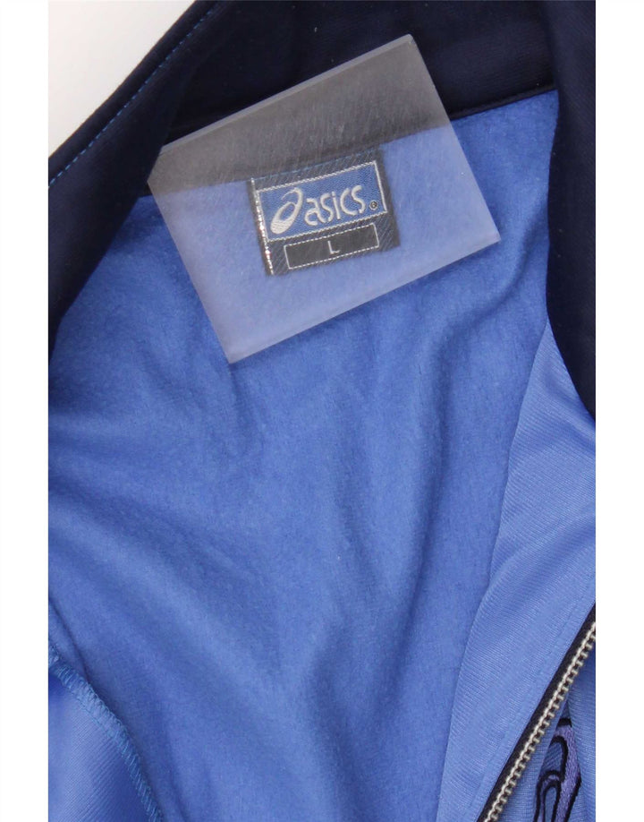 Jaqueta Asics Masculina Treino Top Grande Azul