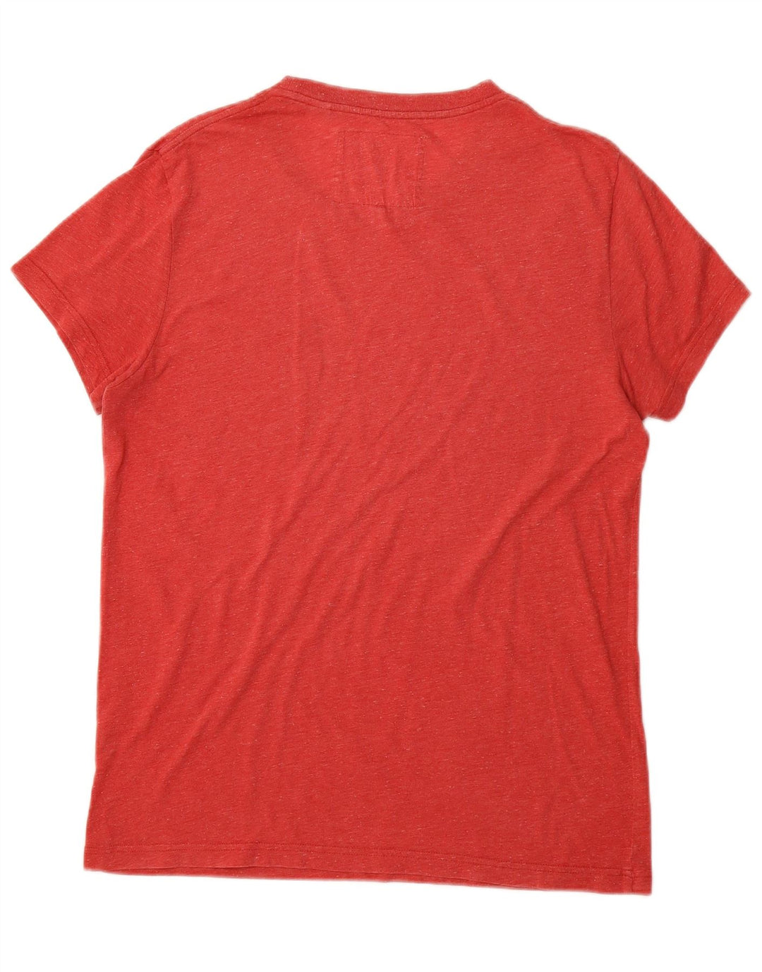 Camiseta masculina JACK WILLS algodão manchado vermelho médio