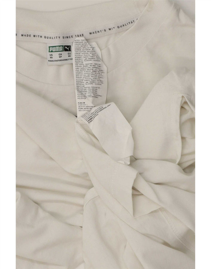 Camiseta masculina Puma Top XS algodão branco