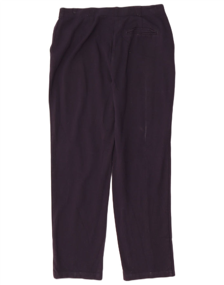 Calça Chino Feminina Marks & Spencer Reino Unido 14 Médio W30 L28 Azul Marinho