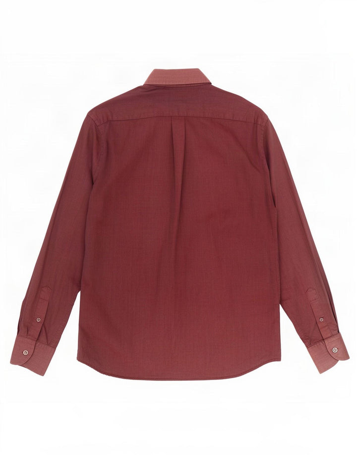Camisa masculina Harmont & Blaine de algodão Borgonha médio