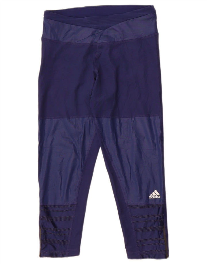 Leggings Adidas Climacool Capri UK 4 XS Azul Marinho Poliéster