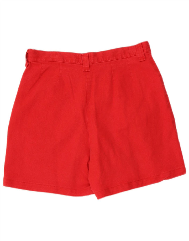 LEE Shorts feminino casual médio W30 algodão vermelho