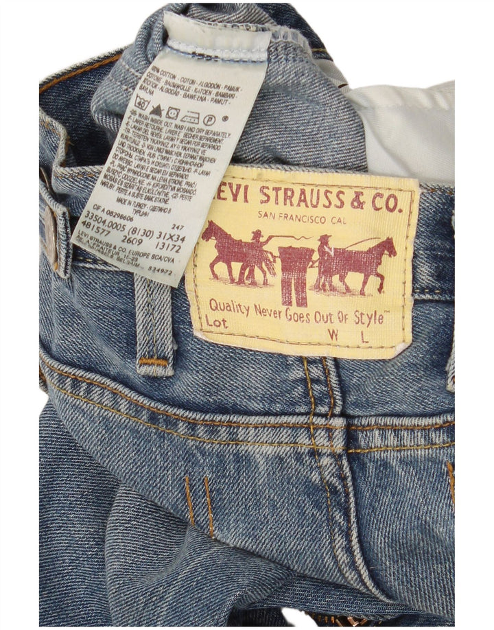 Levi's Masculino 504 Straight Jeans W32 L34 Azul Algodão