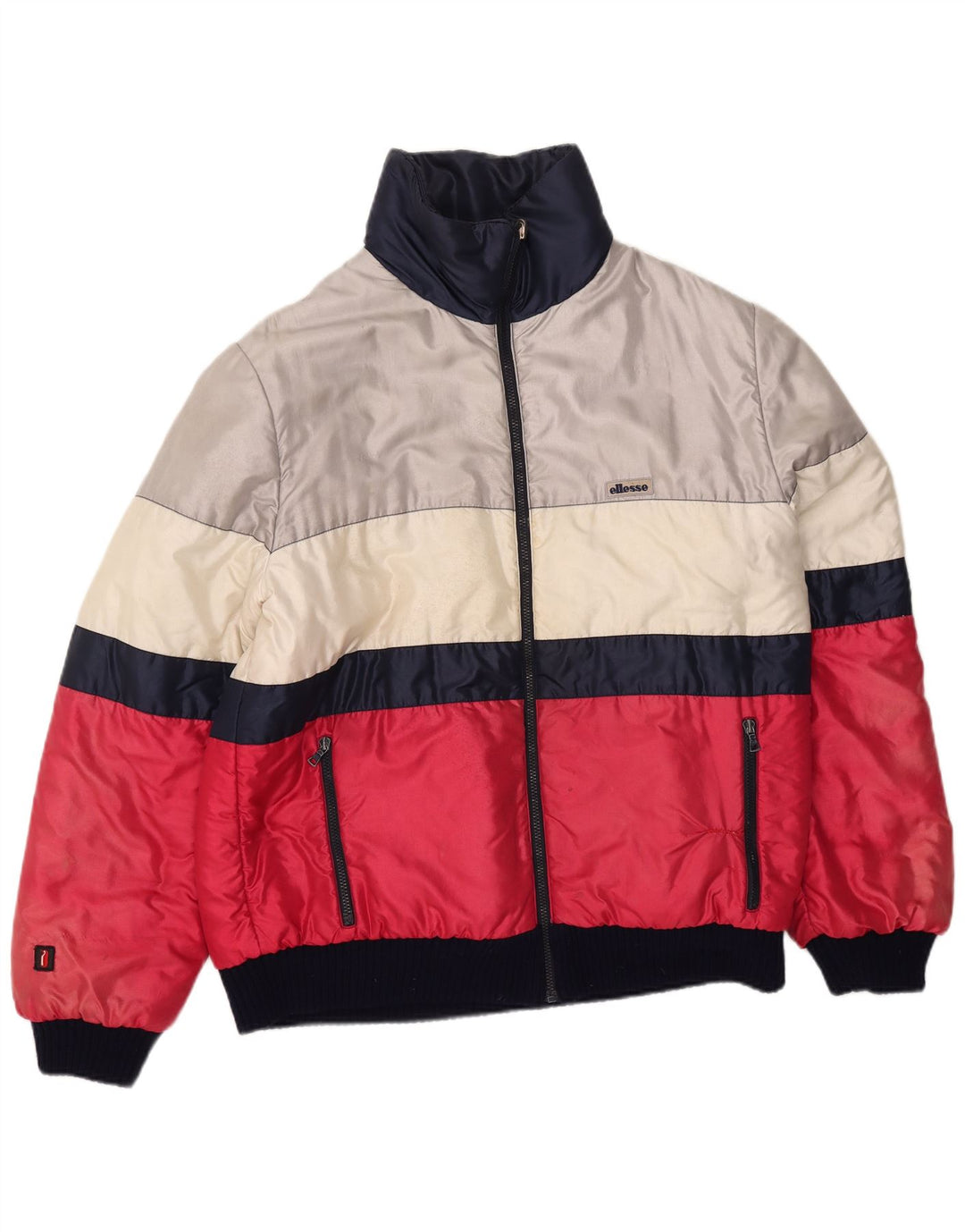 Jaqueta reversível masculina Ellesse IT 54 2XL azul marinho