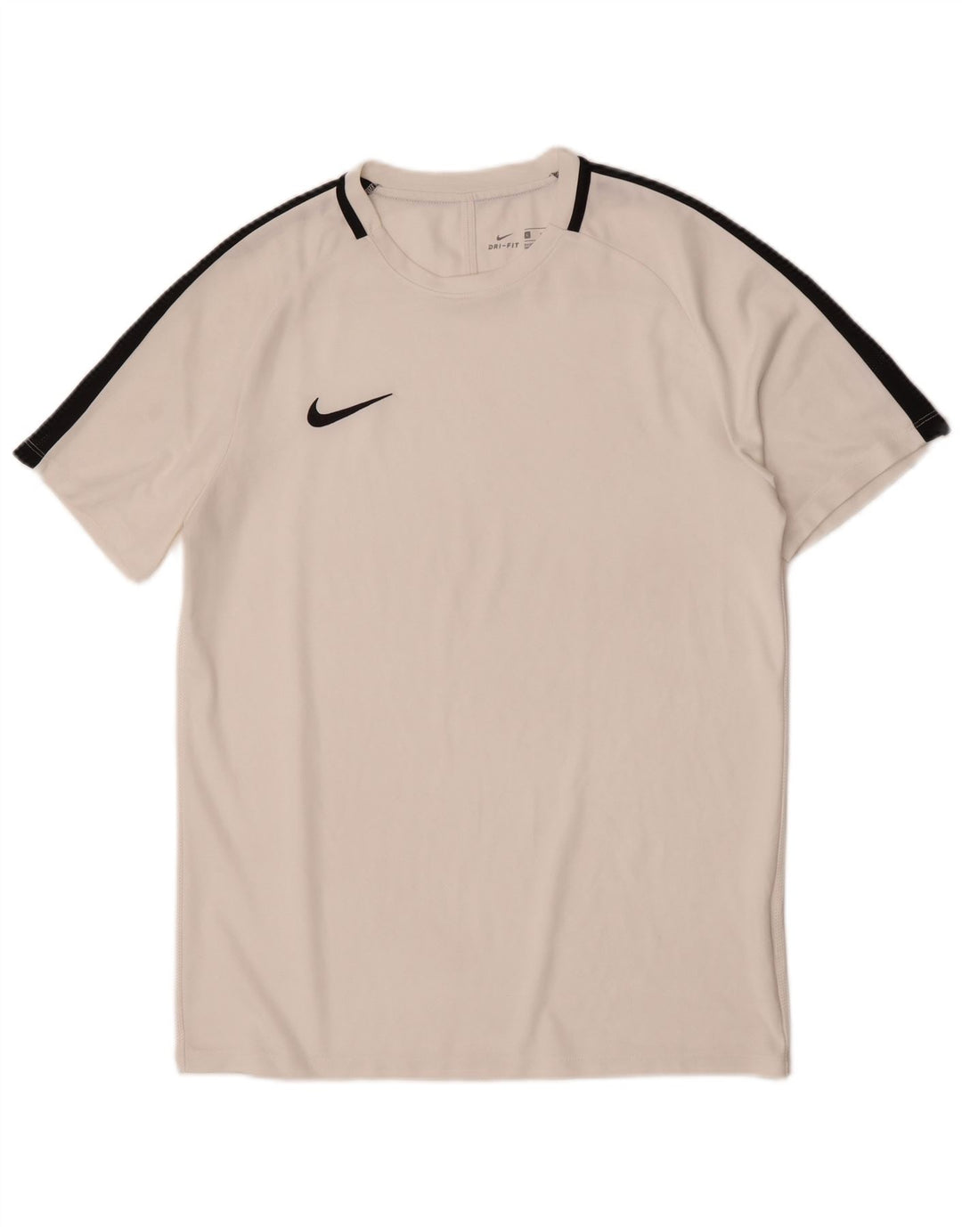 Camiseta Nike Masculina Dri Fit Top Grande Branco Colorblock Poliéster