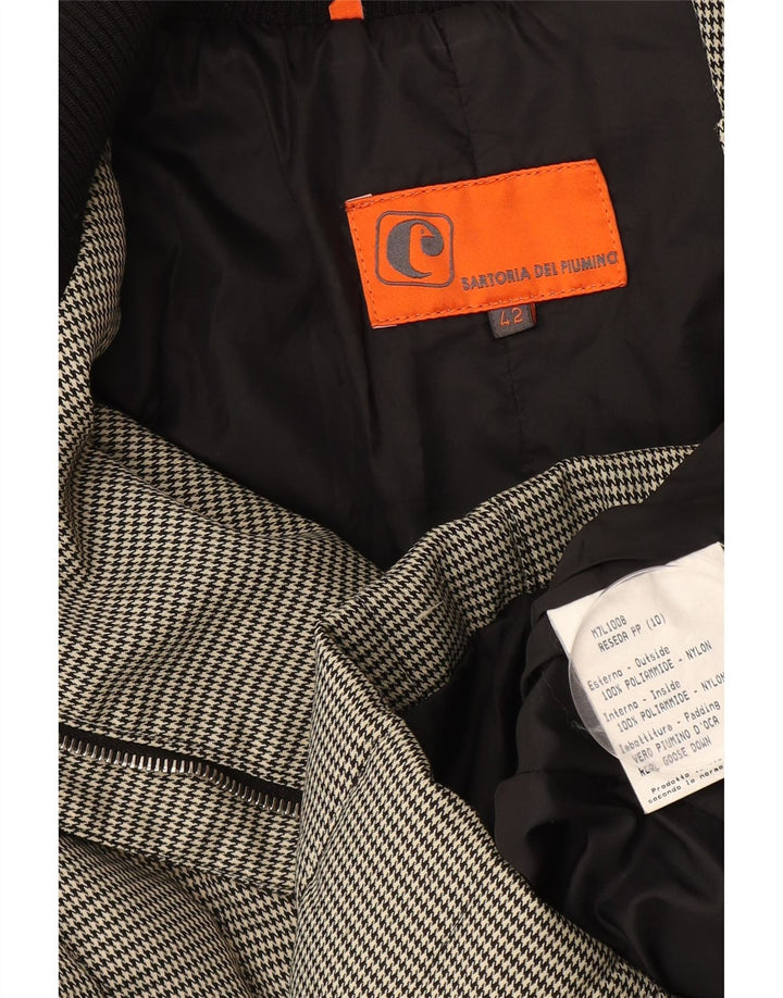 Jaqueta acolchoada feminina Carhartt IT 42 poliamida Houndstooth cinza médio