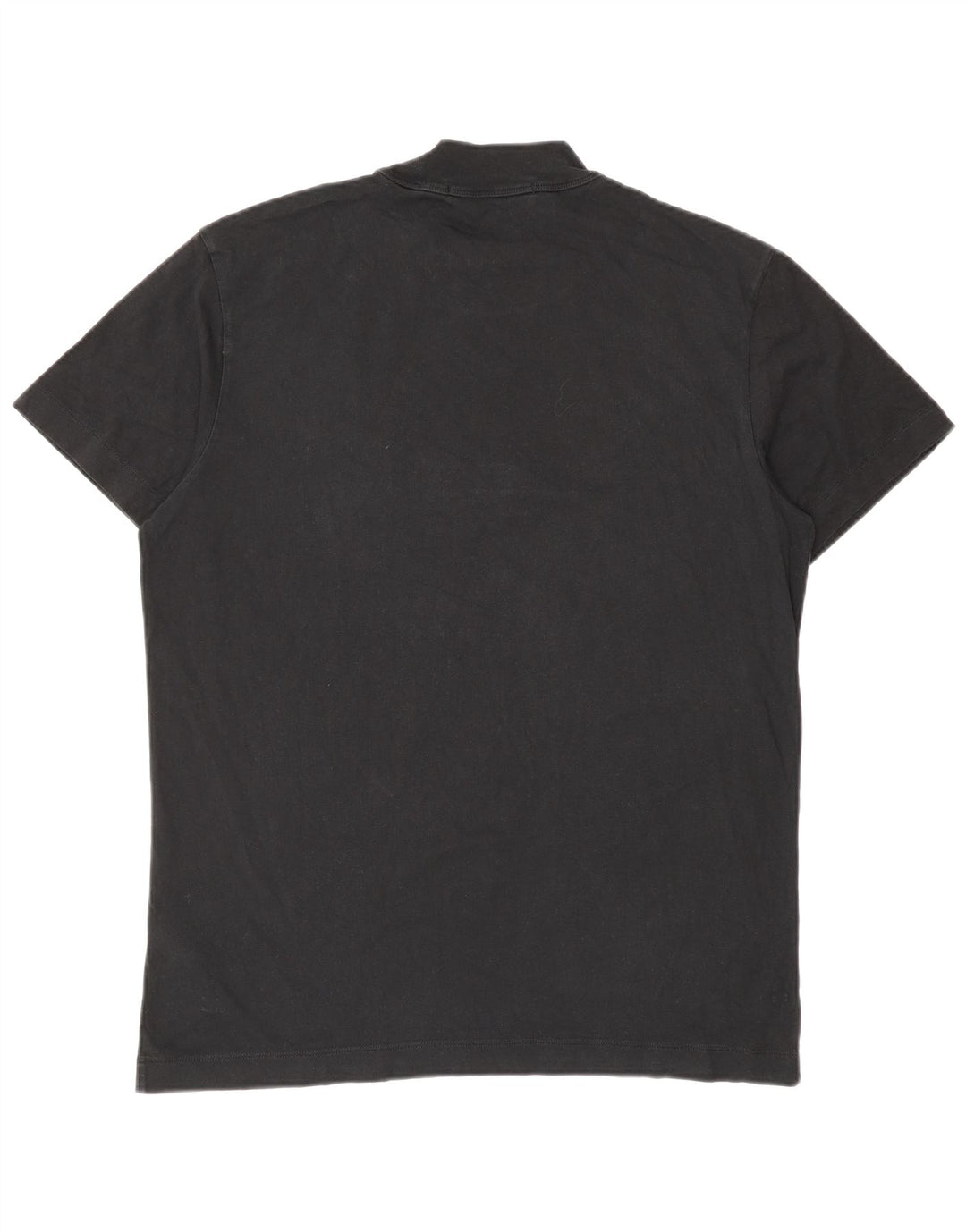 Camiseta masculina Calvin Klein Jeans com estampa gráfica grande de algodão preto