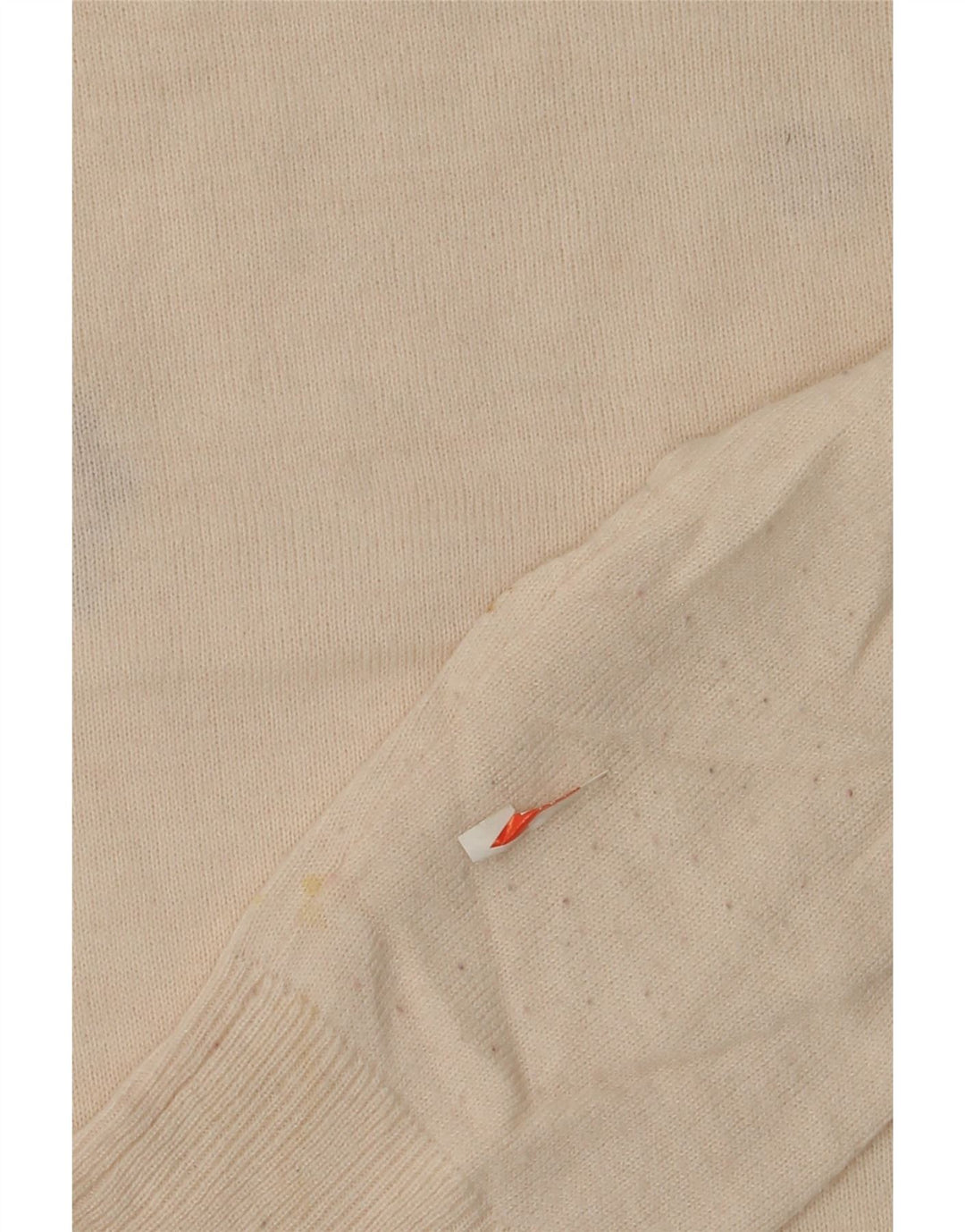 Suéter feminino Marks & Spencer com gola redonda Reino Unido 14 médio branco