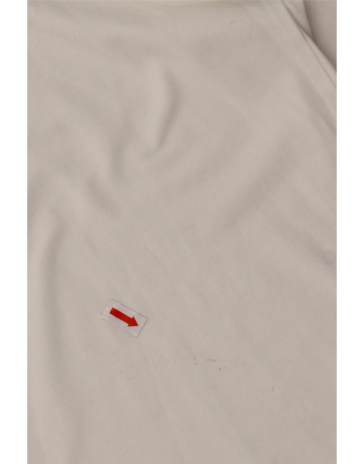Camiseta masculina PUMA Top médio branco colorblock algodão