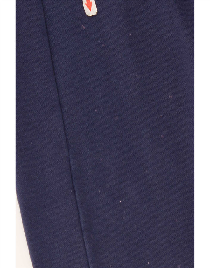 Calça de treino Nike masculina gráfica pequena algodão azul marinho
