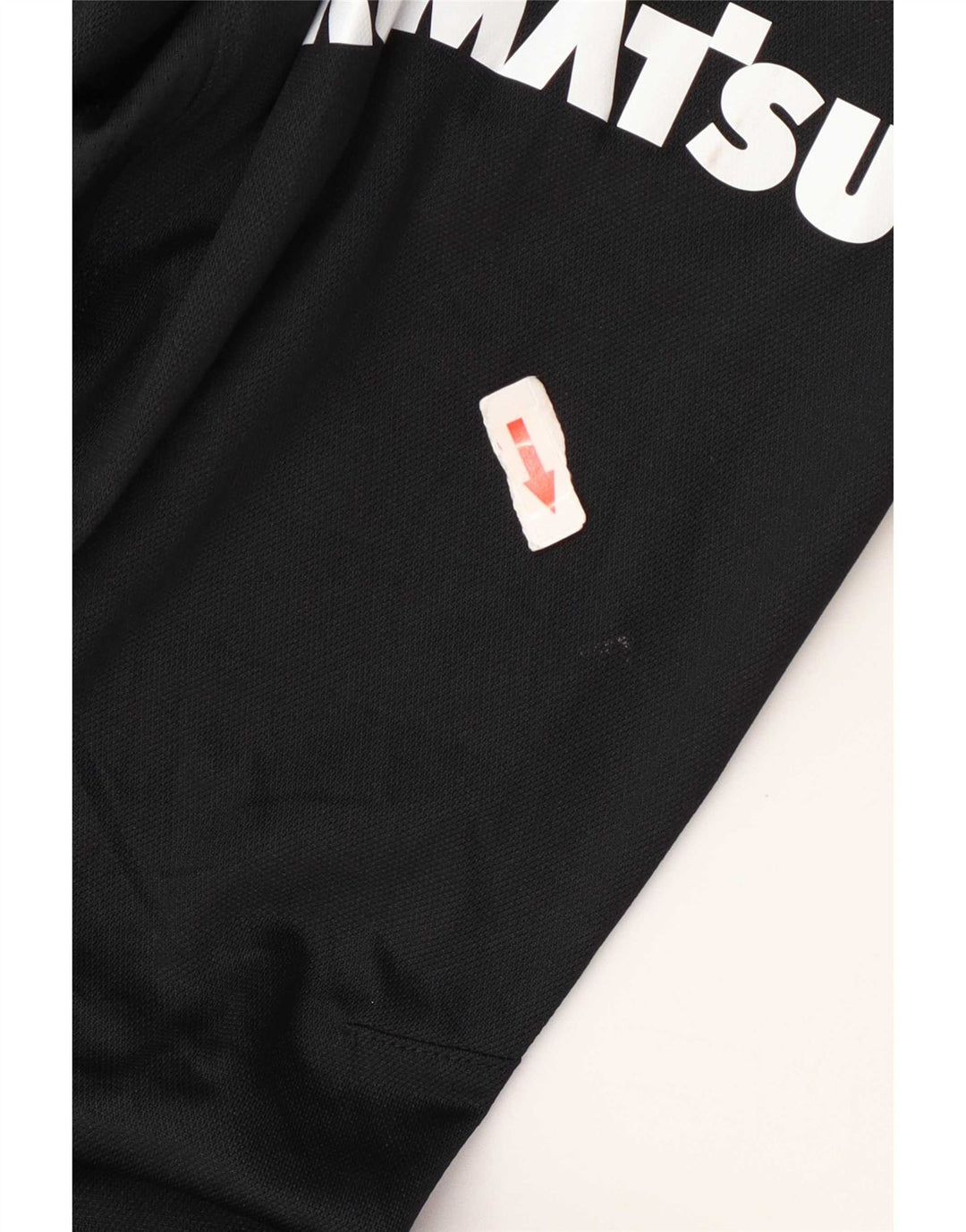 Calça de treino Nike masculina gráfica média preta colorblock poliéster