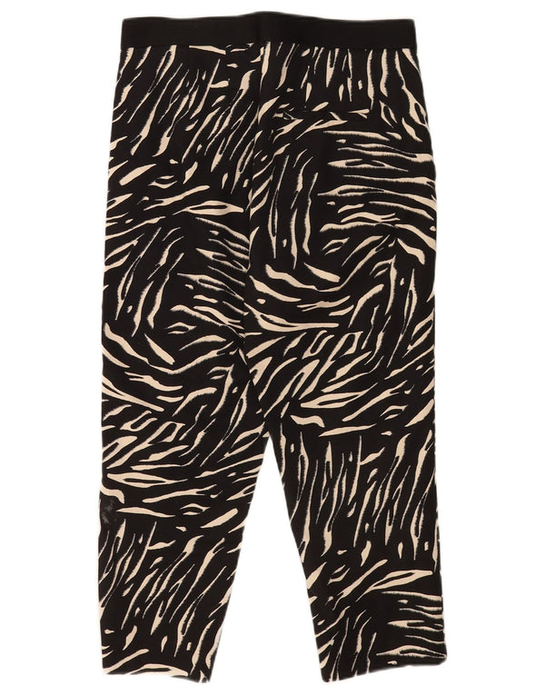 Calça capri feminina Marks & Spencer Reino Unido 12 médio W30 L21 preta