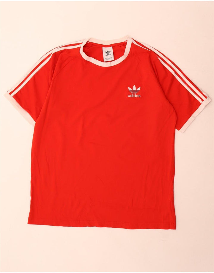 Camiseta masculina Adidas Top XL algodão vermelho