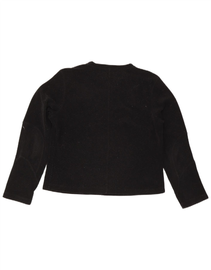 Fila Top Feminino Manga Longa UK 16 Grande Preto