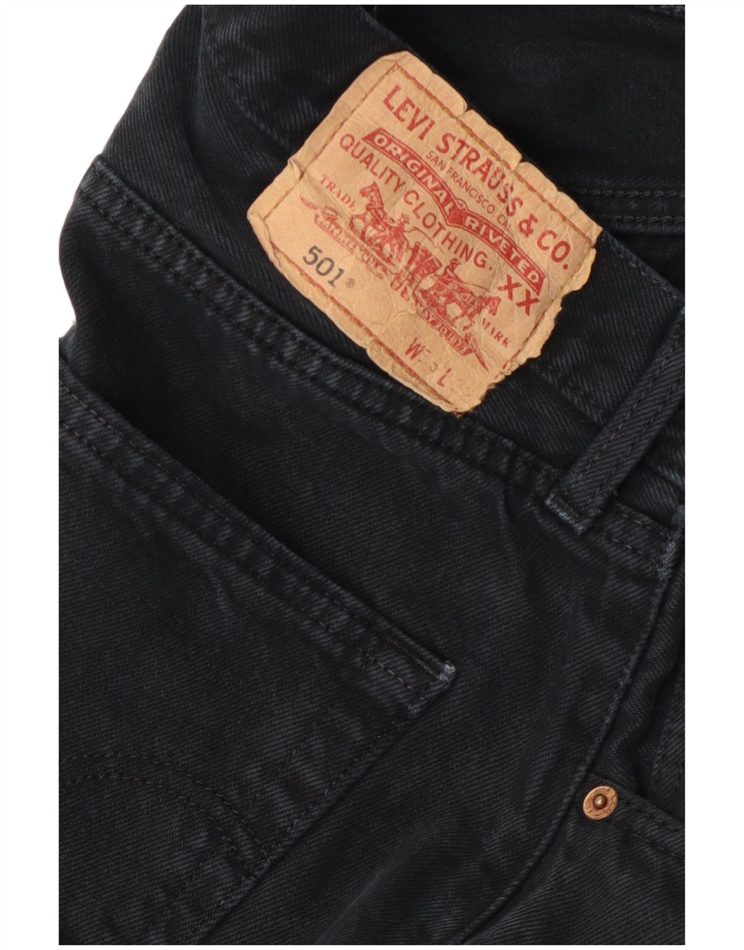 Jeans Levi's 501 Straight Masculino W34 L32 Azul Marinho