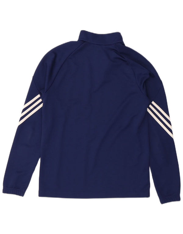 Adidas Menino Climalite Pullover Treino Top 13-14 Anos XL Azul Marinho
