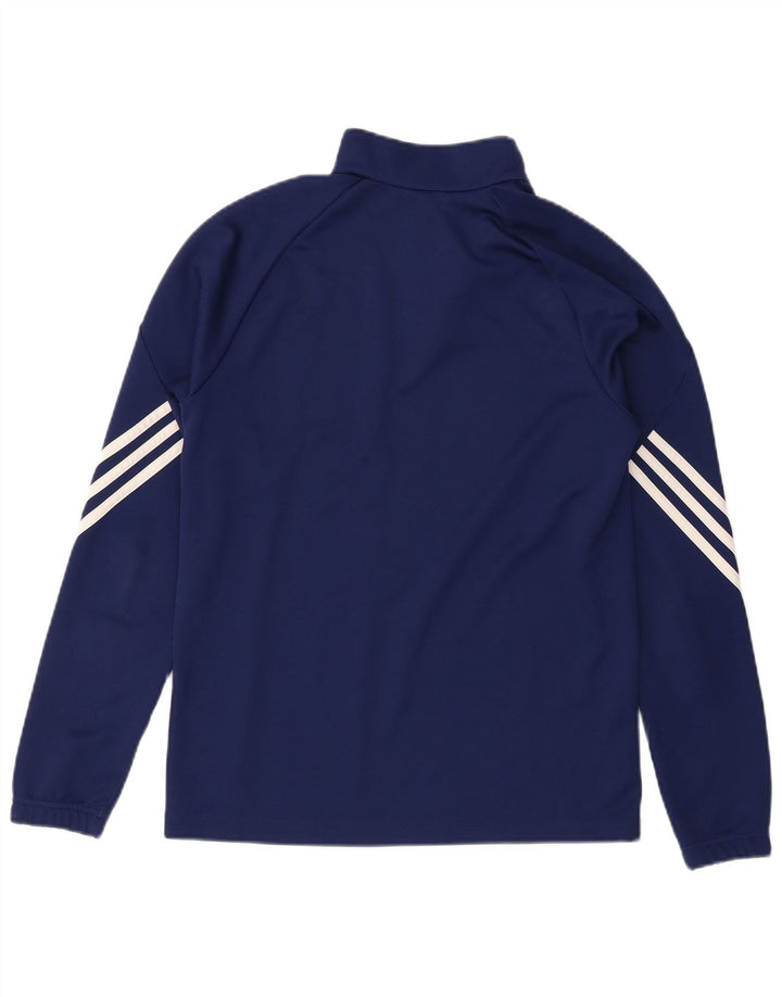 Adidas Menino Climalite Pullover Treino Top 13-14 Anos XL Azul Marinho
