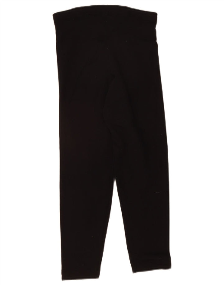 ADIDAS Womens Leggings UK 10 Small Black Poliamida