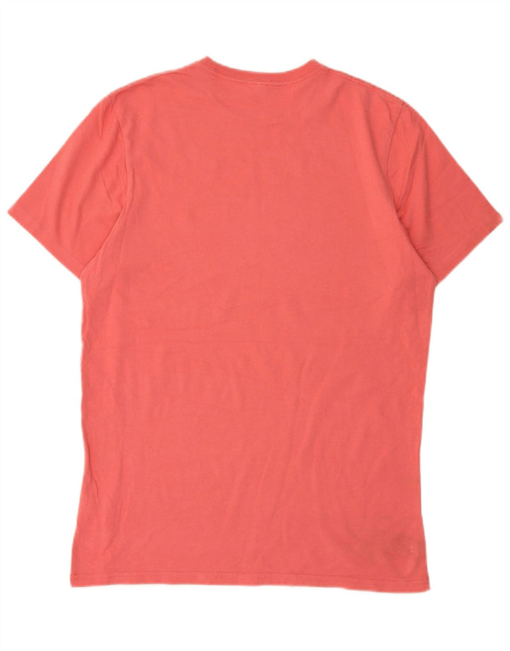 Jack Wills Mens Classic Fit Camiseta Top Médio Algodão Rosa