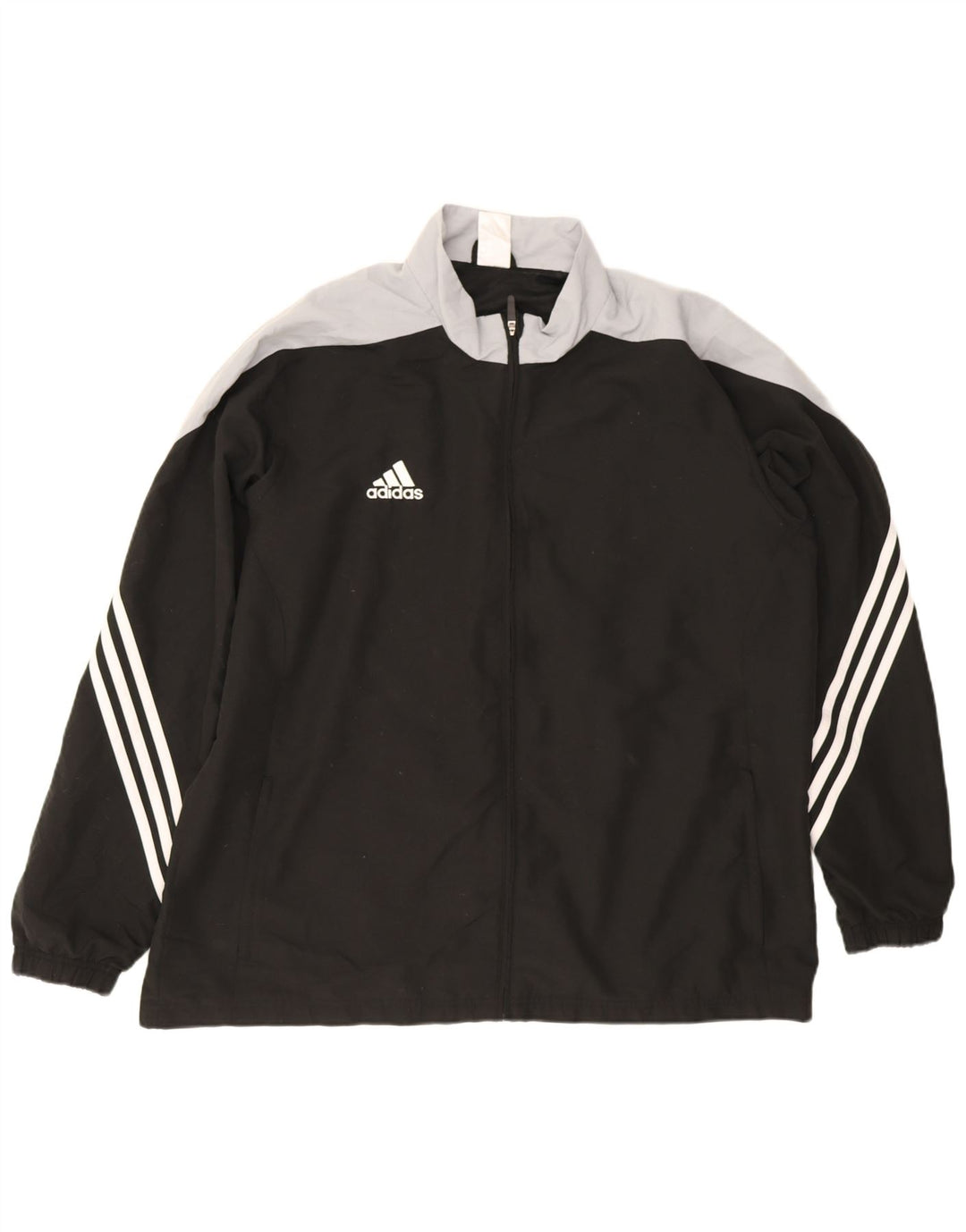 Adidas Mens Treino Top Jaqueta 2XL Preto Colorblock Poliéster Esportes