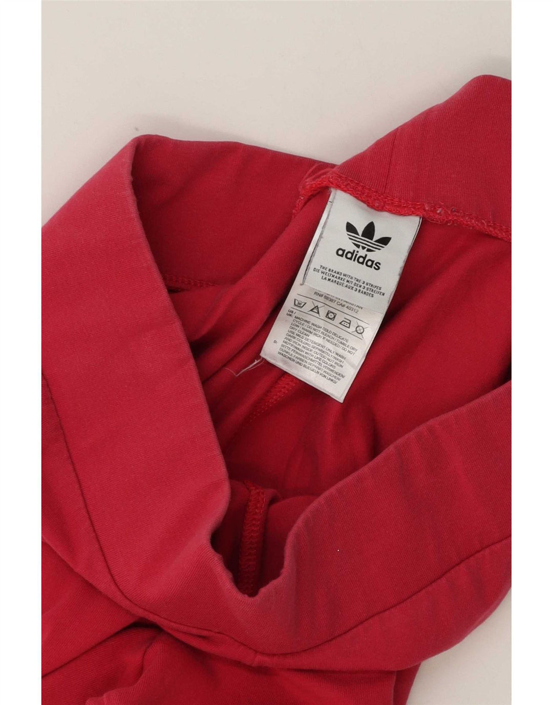 Leggings Adidas Femininas UK 14 Médio Algodão Rosa