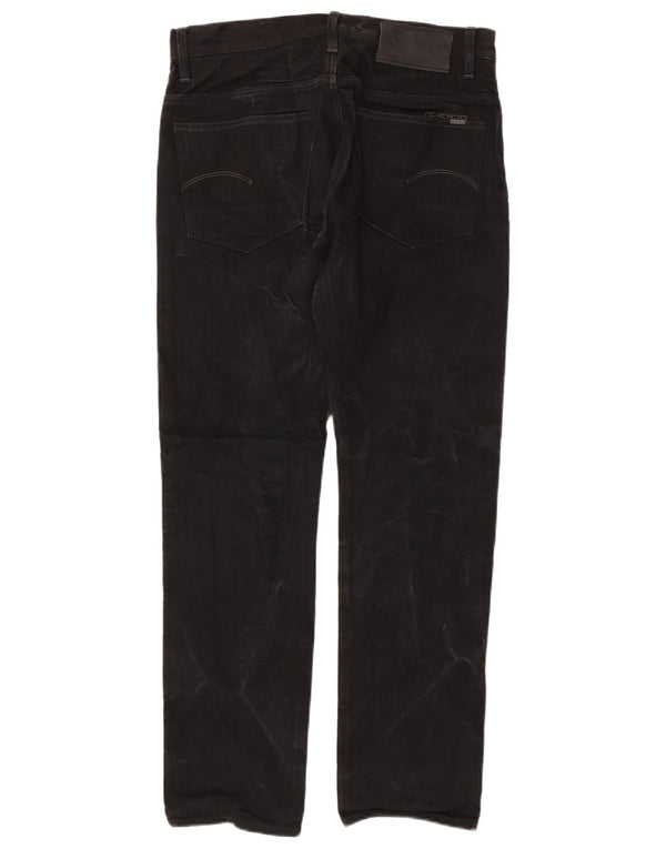 Jeans retos masculinos G-Star W33 L32 algodão preto