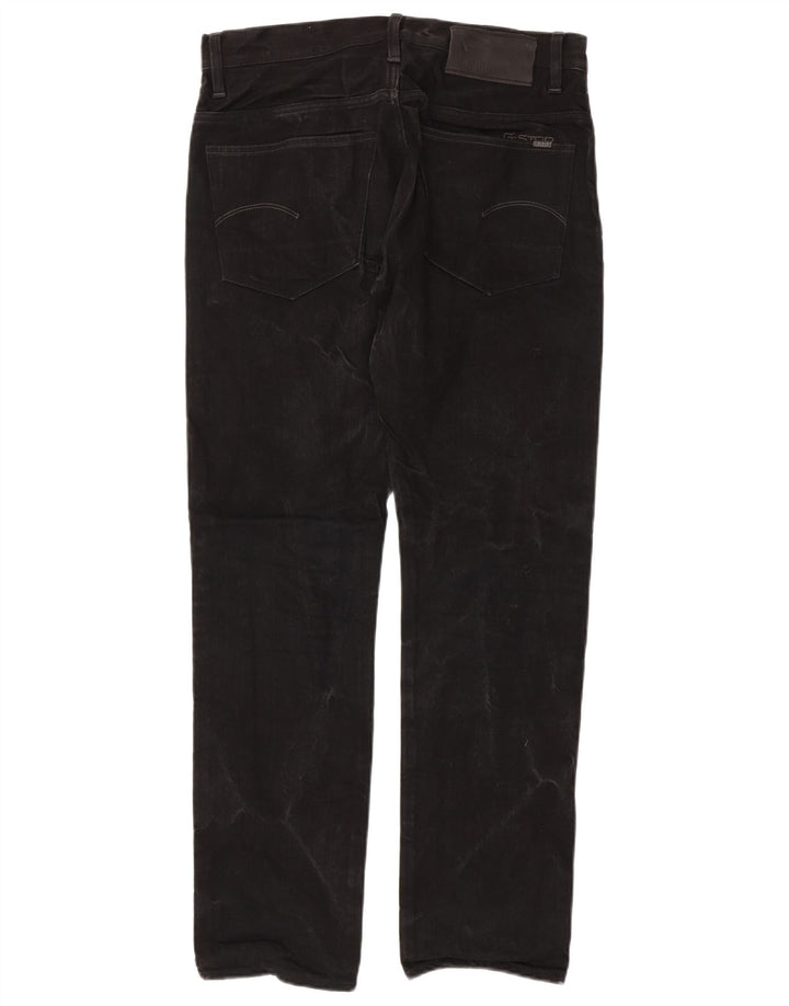 Jeans retos masculinos G-Star W33 L32 algodão preto