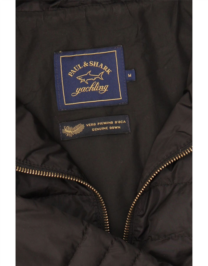 Casaco acolchoado feminino PAUL & SHARK UK 14 médio preto