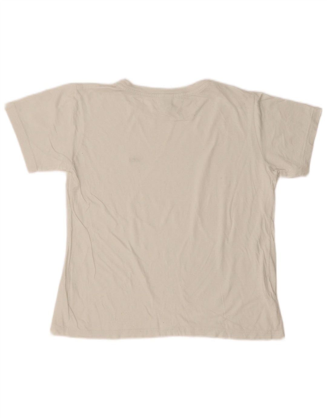 Camiseta Lacoste Menino 11-12 Anos Algodão Branco