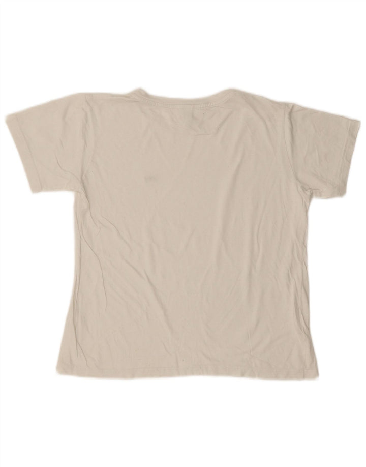 Camiseta Lacoste Menino 11-12 Anos Algodão Branco