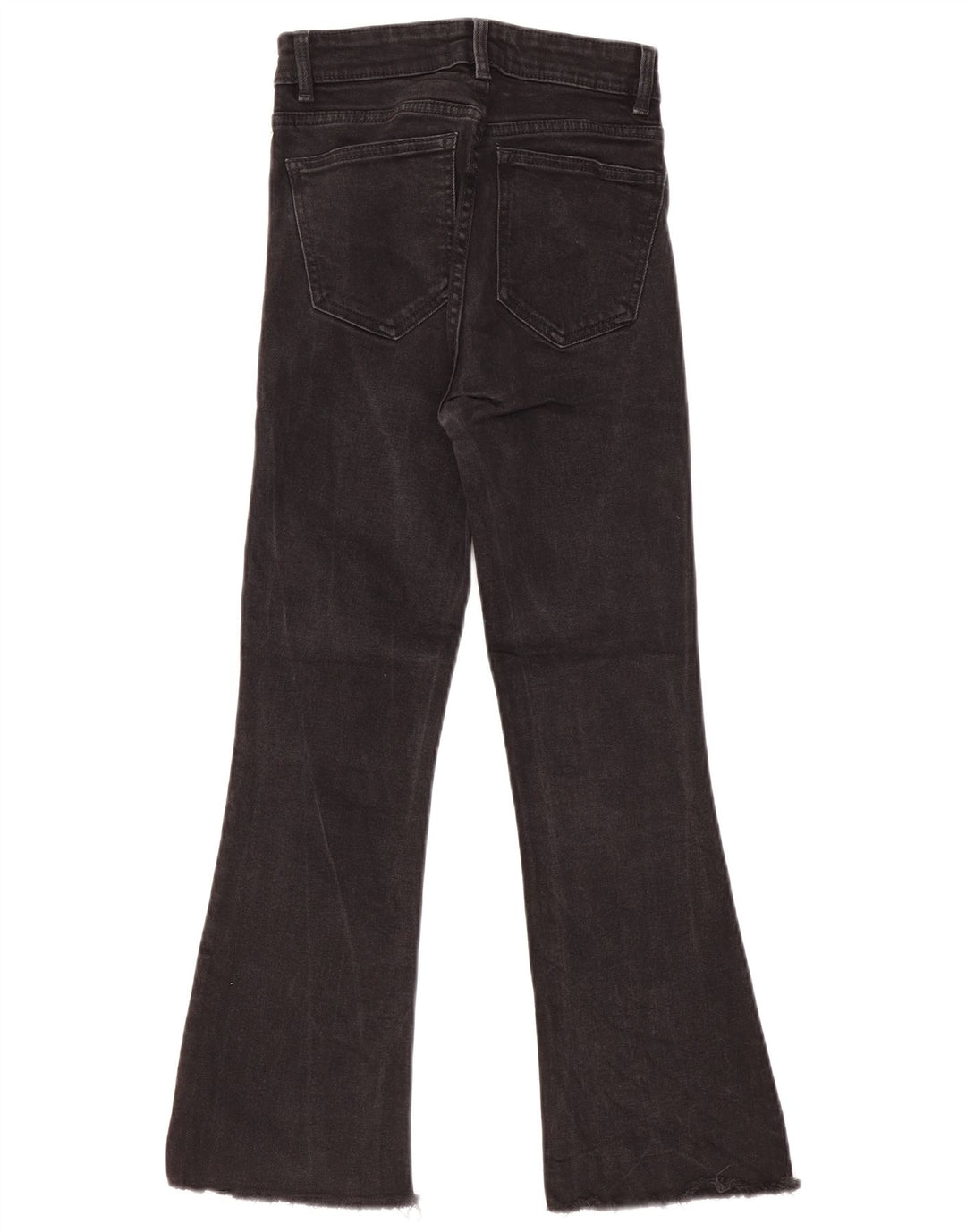 Calça jeans feminina ZARA Bootcut EU 34 2XS W24 L26 preta