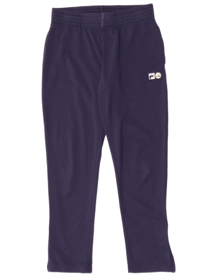 Calça de treino masculina Fila médio azul marinho poliéster