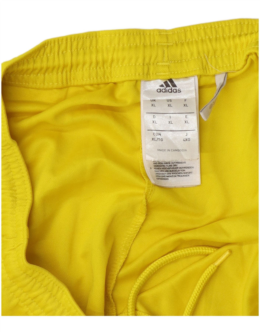 Adidas Masculino Climalite Sport Shorts XL Amarelo Poliéster