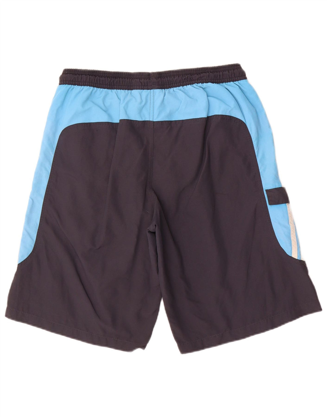 Shorts esportivos masculinos ADIDAS médio azul marinho colorblock poliéster